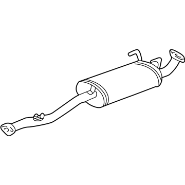 Toyota 17420-62240 Muffler & Pipe