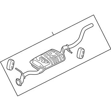Ford 7A2Z-5A212-E Tailpipe