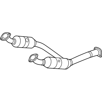 Ford 8L2Z-5F250-A Converter & Pipe