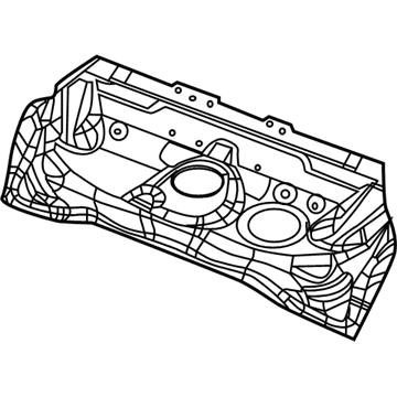 Mopar 68358116AA Pan-Center Floor