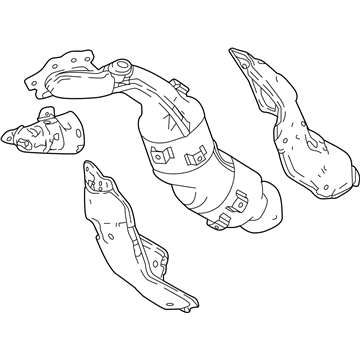 Lexus 17150-31A80 Exhaust Manifold Assembly, Left