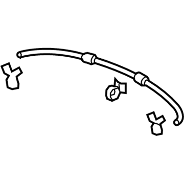 Acura 70070-TZ5-A02 Tube, Assembly Rear Drai