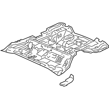 Acura 04655-SEA-E00ZZ Panel Set, Rear Floor