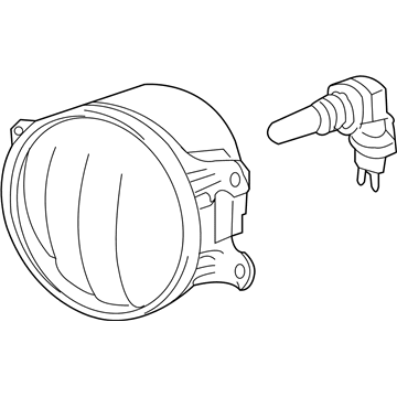 Lexus 81220-0D042 Lamp Assy, Fog, LH