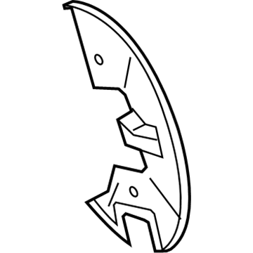 Mopar 4779781AA Shield-Brake