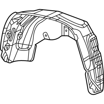 Mopar 68351550AF SILENCER-WHEELHOUSE INNER