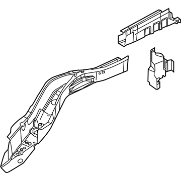 Ford BB5Z-7810456-A Rear Sidemember