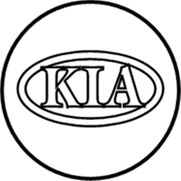 Kia 529601F250 Wheel Hub Cap Assembly