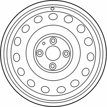 Hyundai 52910-1R005 Wheel Steel