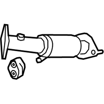 Kia 28610G5130 Front Muffler Assembly