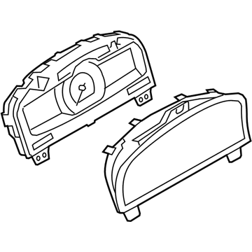 Ford AE5Z-10849-AA Cluster Assembly