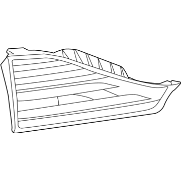Lexus 81591-76020 Lens & Body, Rear Lamp