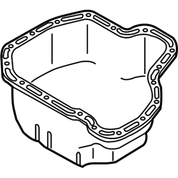 GM 98073535 Lower Oil Pan