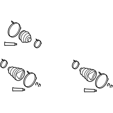 Lexus 04427-30081 Boot Kit, Front Drive Shaft