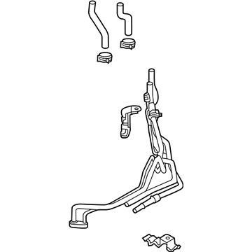 Nissan 92462-1JA0B Pipe Assembly Rear Cooler High B