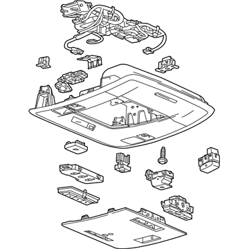 GM 23396116 Console Assembly