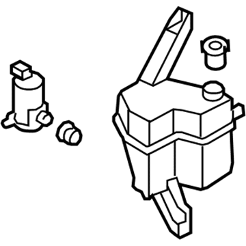 Nissan 28910-EL400 Tank Assy-Windshield Washer