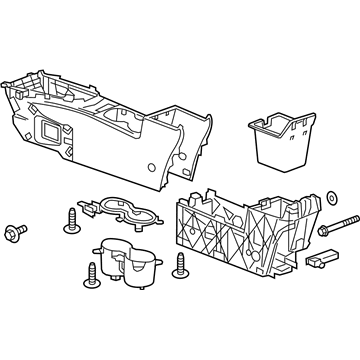 GM 22865943 Center Console