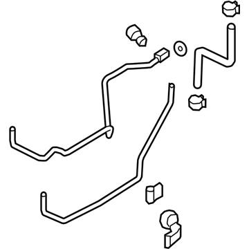 Nissan 49721-EZ40A Hose & Tube Assy-Power Steering