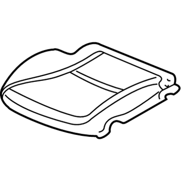 Honda 81532-S5A-J11 Pad Assembly, Left Front Seat Cushion