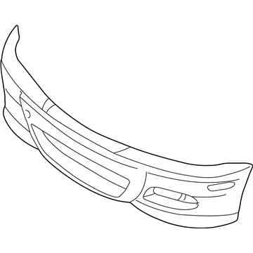 BMW 51-11-2-695-245 Panel, Bumper, Primed, Front
