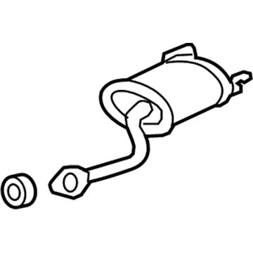 Honda 18030-SAA-902 Muffler Set, Exhuast
