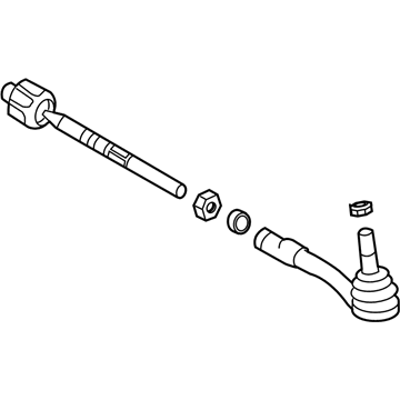 BMW 32-21-6-777-451 Inner Steering Tie Rod Assembly