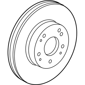 Honda 45251-TLA-A50 Disk, Front-Brake