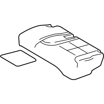 Ford BA1Z-7863841-F Seat Cushion Pad