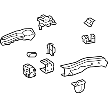 Lexus 57101-33901 Member Sub-Assy, Front Side, RH