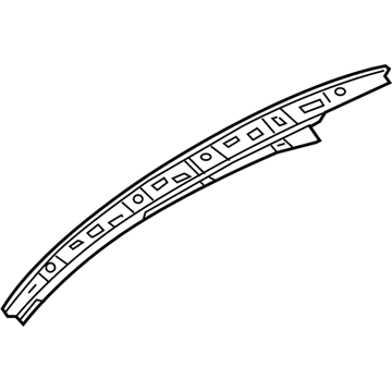 BMW 51-62-7-336-417 Retaining Strip, B-Pillar, Left