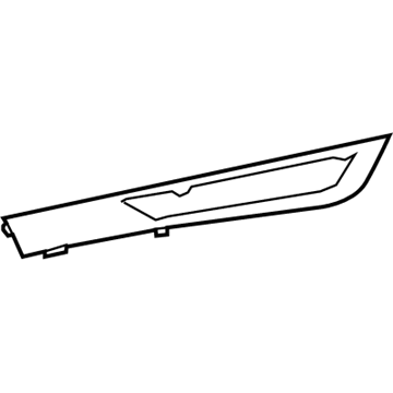 BMW 51-44-7-375-137 Trim, Air Outlet, Left