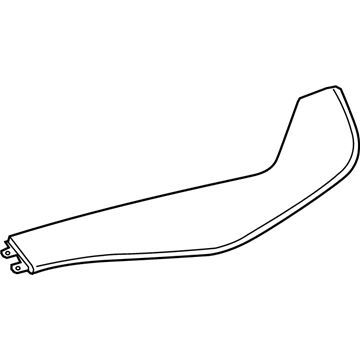 BMW 51-62-7-372-043 Roof Moulding Prime-Coated Left