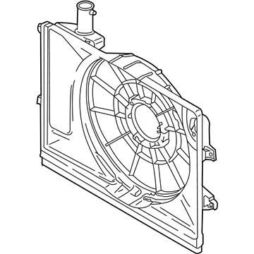 Hyundai 25350-J9200 SHROUD-Radiator