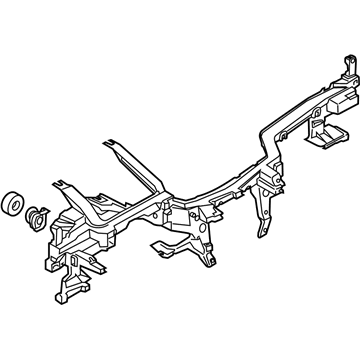 BMW 51-45-9-297-646 Supporting Tube, Instrument Panel