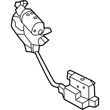 Hyundai 81230-B8100 Power Tail Gate Power Latch Assembly