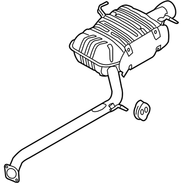 Kia 287001D350 Main Muffler Assembly