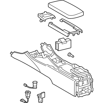 Lexus 58810-53400-C0 Box Assembly, Console