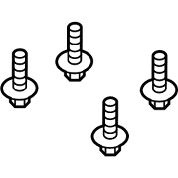 Ford -W716973-S439 Drive Shaft Screw