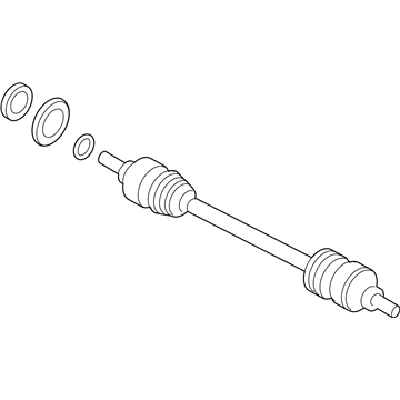 BMW 33-20-7-612-797 Left Cv Axle Shaft