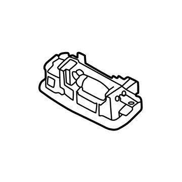 Hyundai 92890-L1000-MMH Vanity Lamp Assembly, Left