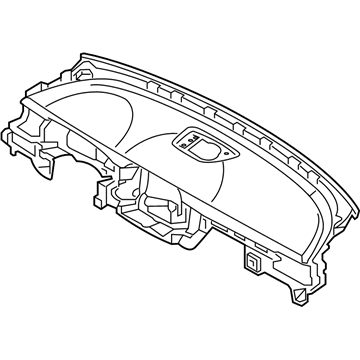Kia 84710C6001WK Crash Pad Assembly-Main