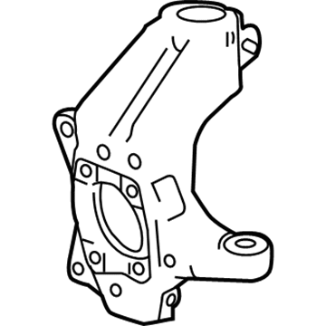 Mopar 68080586AD Refurbished Suspension Steering Knuckle/Spindle