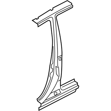 Hyundai 71402-1EB10 Pillar Assembly-Center Outer, RH