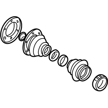 BMW 33-21-1-229-594 Repair Kit Bellows, Exterior