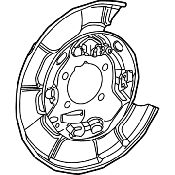 Toyota 46503-47030 Backing Plate