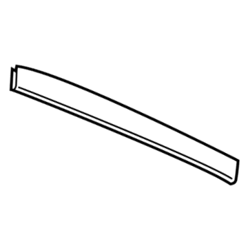 BMW 51-42-7-398-911 Light Saber Trim Outer Left