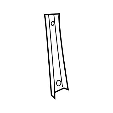 BMW 51-35-7-377-305 Cover, Window Guide, Left