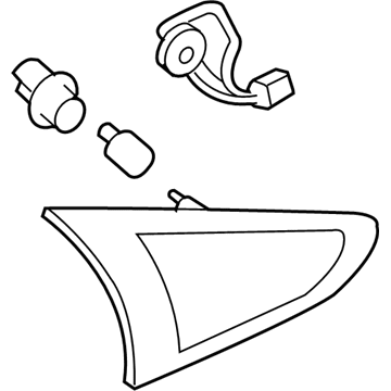 Infiniti 26540-1BA1C Lamp Assembly-Back Up, RH