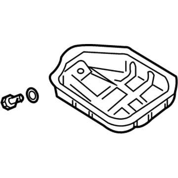 Nissan 11110-ZS00A Pan Assy Oil